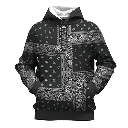 

Men's Unisex Hoodie Pullover Hoodie Sweatshirt Black Hooded Tribal Graphic Prints Print Daily Sports 3D Print Streetwear Designer Casual Spring & Fall Clothing Apparel Hoodies Sweatshirts Long