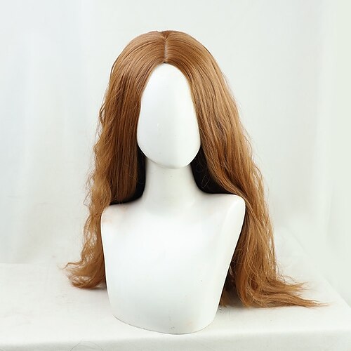 

Cosplay Cosplay Cosplay Wigs Women's Medium-Length 23.62 inch Heat Resistant Fiber Loose Curl Light Brown Teen Adults' Anime Wig