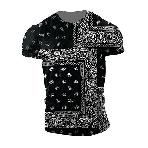 

Men's Unisex T shirt Tee Graphic Prints Crew Neck Black 3D Print Outdoor Street Short Sleeve Print Clothing Apparel Sports Casual Classic Big and Tall / Summer / Summer