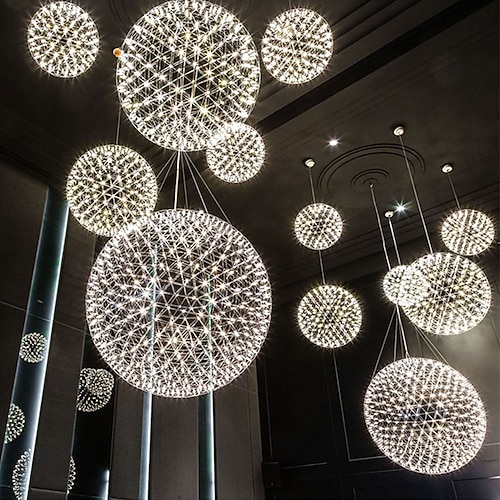 

30cm Pendant Light Single Design Pendant Light Stainless Steel Electroplated LED Nordic Style 220-240V