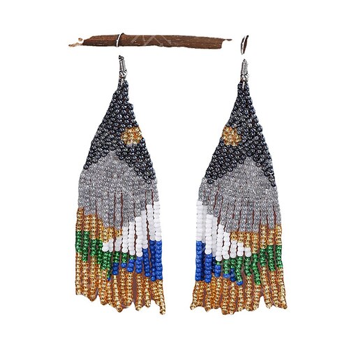 

Women's Earrings Ethnic Style Street Color Block Earring