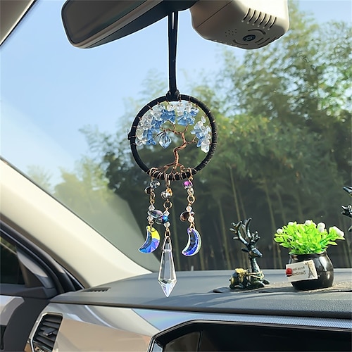 

1 pc Accessori per appendere specchietti retrovisori per auto Di tendenza Pietra di cristalli Fashion designer Nuovo design Tipo di sospensione Per lei