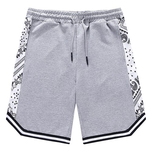 

Men's Chinos Shorts Pants Patchwork Multiple Pockets Elastic Drawstring Design Color Block Patchwork Solid Colored Comfort Breathable Knee Length Leisure Sports Streetwear Casual / Sporty Athletic