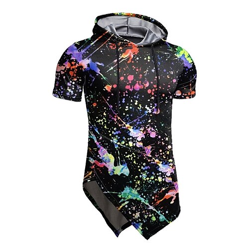 

Men's Unisex Pullover Hoodie Sweatshirt Graphic Prints Graffiti Print Daily Sports 3D Print Designer Casual Hoodies Sweatshirts Black