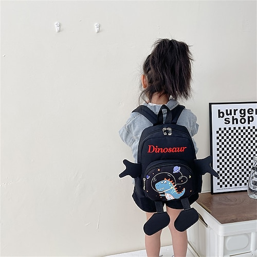 

School Backpack Bookbag Cartoon Kawii for Student Boys Girls Multi-function Water Resistant Wear-Resistant Nylon School Bag Back Pack Satchel 13 inch