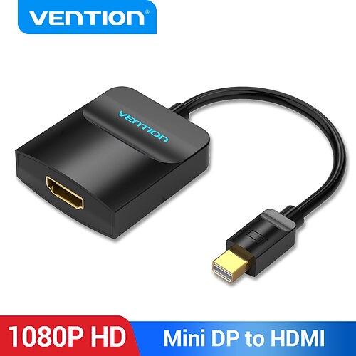 

Vention Mini Displayport to HDMI Cable 4k 1080 TV Projector Display Port Converter for Apple Macbook Air Pro