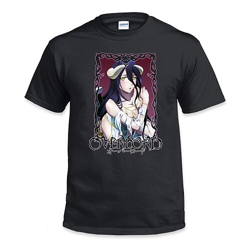 

Inspired by Overlord Albedo T-shirt Cartoon Manga Anime Classic Street Style T-shirt For Men's Women's Unisex Adults' Hot Stamping 100% Polyester