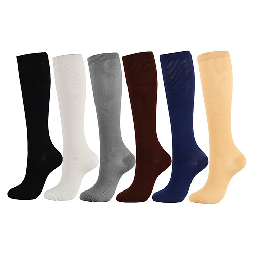 

Men's Women's Crew Socks Outdoor Daily Cycling / Bike Solid Color Spandex Acrylic Fibers Nylon Sporty Simple Sports 1 Pair