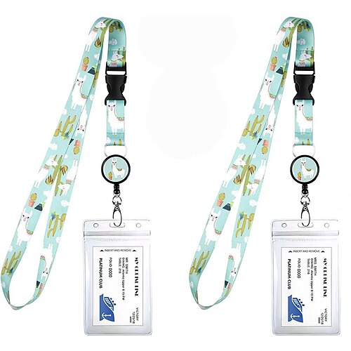 

ID Card Holder Plastic Name Card Holder Waterproof Transparent Multi for Women Men Kids