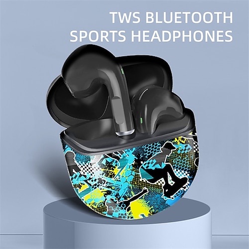 

AKZ-S6 True Wireless Headphones TWS Earbuds In Ear Bluetooth 5.3 Ergonomic Design Stereo with Charging Box for Apple Samsung Huawei Xiaomi MI Yoga Everyday Use Traveling Mobile Phone