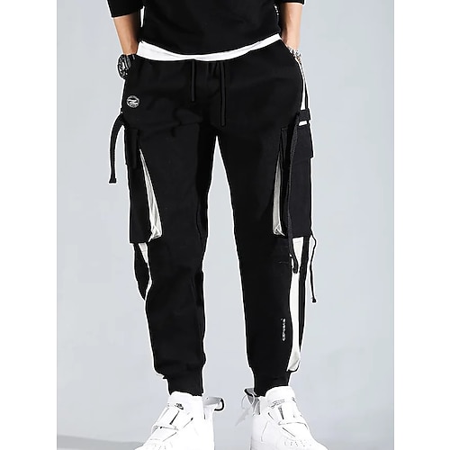 Hip Hop Street Black Mens Pockets Long Cargo Pantalon Joggers Pants Trousers  - China Cotton Nylon Mens Pants and Cargo Pants price | Made-in-China.com