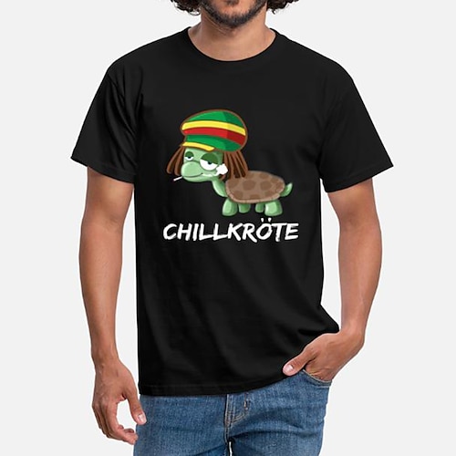 

Inspired by Chill Turtle Chillkröte T-shirt Cartoon Manga Anime Classic Street Style T-shirt For Men's Women's Unisex Adults' Hot Stamping 100% Polyester