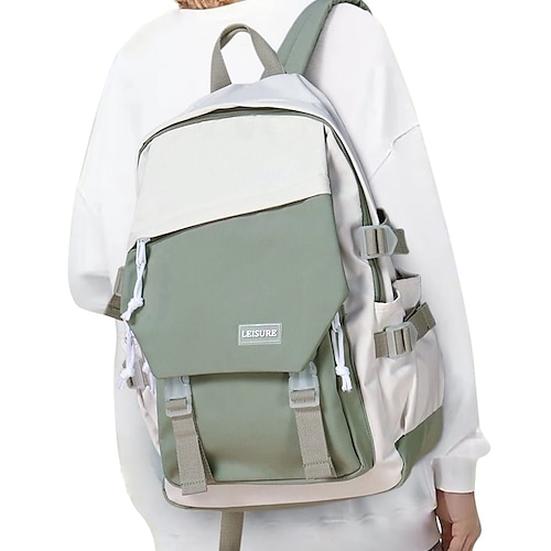 

Lightweight School Bag Casual Daypack College Laptop Backpack for Men Women Water Resistant Travel Rucksack for Sports High School Middle Bookbag for Girls
