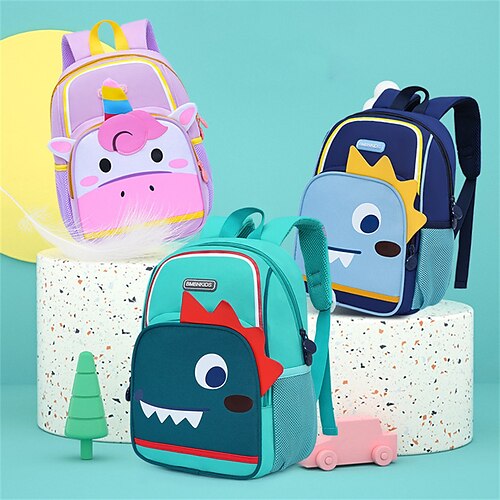 

School Backpack Bookbag Cartoon Kawii for Student Boys Girls Water Resistant Wear-Resistant Breathable Nylon School Bag Back Pack Satchel 16 inch