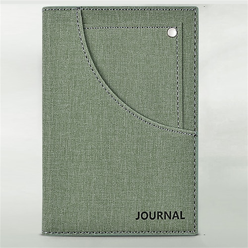 

Journal Notebook Lined A7 2.9×4.1 Inch Solid Color PU SoftCover Portable 224 Pages Notebook for School Office Business