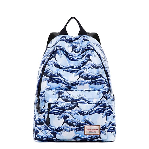 

School Backpack Bookbag Multicolor for Student Boys Girls Water Resistant Wear-Resistant Large Capacity Polyester School Bag Back Pack Satchel 20 inch