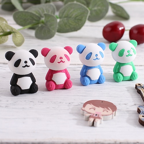 

36pcs Erasers Cute Cartoon Design Durable Easily Remove Pencil Marks TPR for School Student Classroom 42.5 cm