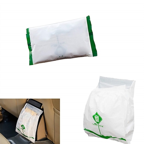 

45pcs Car Trash Bag Garbage Bag Rubbish Bin Bag Car Trash Bin Gag Disposable Container Bag for Auto Car Truck Vehicle Office Babyroom Bathroom Study