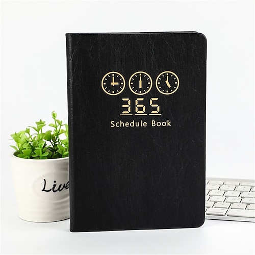 

2023 Leather Planner Daily Planner A5 5.8×8.3 Inch Aesthetic Classic PU Hardcover Classsic Agenda Planner 312 Pages for School Office Business