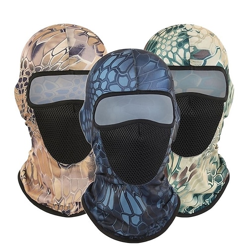 

Men's Face cover Polyester Outdoor Athleisure Sports Sport Pure Color 1pc / pack Mask Portable Windproof Outdoor