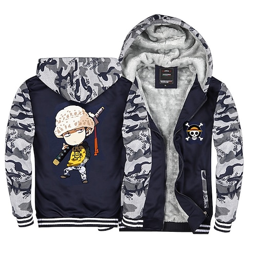

Inspired by One Piece Film: Red Monkey D. Luffy Hoodie Outerwear Anime Graphic Street Style Outerwear For Men's Women's Unisex Adults' Hot Stamping 100% Polyester