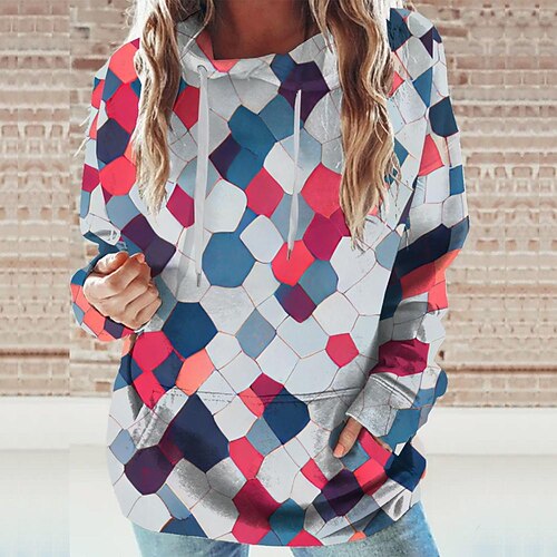 

Women's Hoodie Sweatshirt G Graphic Sports Long Sleeve 3XL