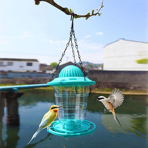 

New Outdoor Garden Hanging Bird Feeder Amazon Cross-Border Explosive Telescopic Automatic Hummingbird Feeder