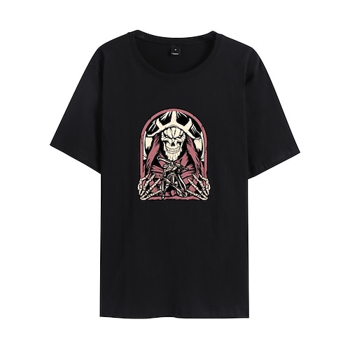 

Inspired by Overlord Momonga Ainz Ooal Gown T-shirt Cartoon Manga Anime Classic Street Style T-shirt For Men's Women's Unisex Adults' Hot Stamping 100% Polyester