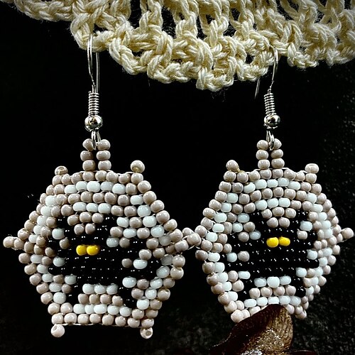

Women's Earrings Vintage Halloween Color Block Earring