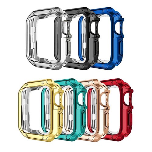 

1 Pack Watch Case Compatible with Apple iWatch Series 7 / SE / 6/5/4/3/2/1 Scratch Resistant Rugged Shockproof TPU Watch Cover