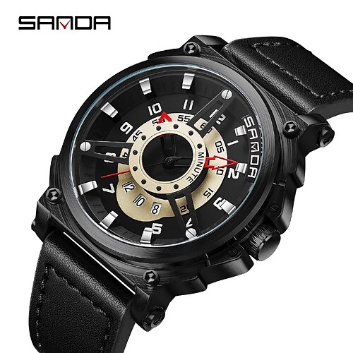 

SANDA New Luxury Sport Men Quartz Watch Casual Style Military Watches Men Waterproof S Shock Male Clock relogio masculino P5013