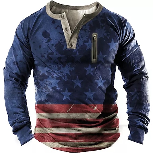 

Men's Unisex Sweatshirt Pullover Graphic Prints National Flag Print Casual Daily Sports 3D Print Designer Casual Hoodies Sweatshirts Long Sleeve Blue