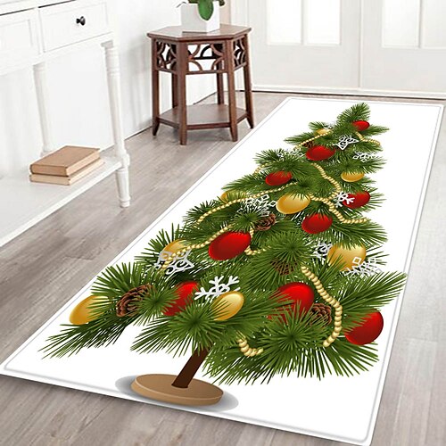 

Christmas Holiday Decorative Doormat Party Floor Mat Indoor Outdoor Doormat Non Slip Perfect Greeting Front Door Mat