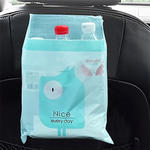 

20pcs Car Backseat Trash Can Waterproof Keep Car Clean Collapsible Plastic For SUV Truck Van