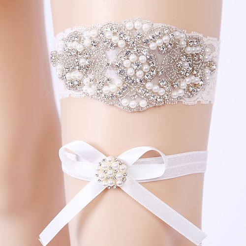 

Polyester Modern Contemporary Wedding Garter With Bow(s) / Bandage Garters Wedding Party