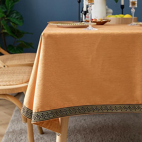 

Black Flannel Tablecloth Rectangle Tablecloth Oil-Proof,Anti-Scalding for Kitchen Dining,Party,Holiday,Christmas,Buffet