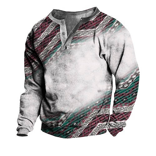 

Men's Unisex Sweatshirt Pullover Button Up Hoodie Gray Graphic Prints Print Casual Daily Sports 3D Print Designer Casual Big and Tall Spring & Fall Clothing Apparel Hoodies Sweatshirts Long Sleeve