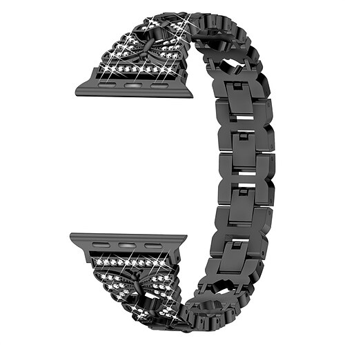

1pc Smart Watch Band Compatible with Apple iWatch 38/40/41mm 42/44/45mm Alloy Waterproof Luxury Breathable Metal Band Jewelry Bracelet for iWatch Smartwatch Strap Wristband for Series 7 / SE