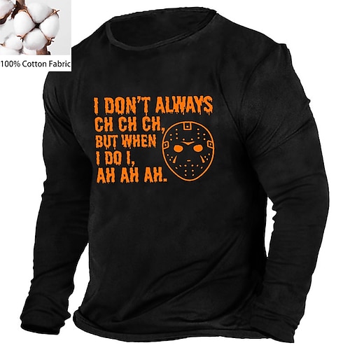 

Men's Unisex T shirt Tee Letter Crew Neck Green Black Gray Navy Blue Long Sleeve Hot Stamping Outdoor Street Print Tops Basic Sports Designer Simple