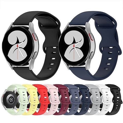 

1 pcs Smart Watch Band for Samsung Galaxy Watch 5 40/44MM Watch 5 Pro 45MM Gear S2 Classic Watch 4 Classic 42/46mm Watch 4 40/44mm Watch 3 41mm Watch 42mm Watch Active 2 40mm / 44mm, Watch Active