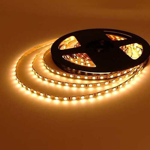 

1/2pcs 5m LED Strip Light Garland Gaskets SMD2835 Flexible DC12V Diode Tape Wire Christmas Lamp 300LEDs IP20