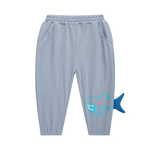 

Kids Boys Pants Green Blue Animal Fall Spring Active Sport 3-10 Years