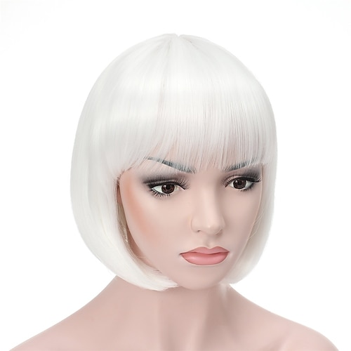 

Short Straight Hair Flapper Cosplay Costume Bob Wig