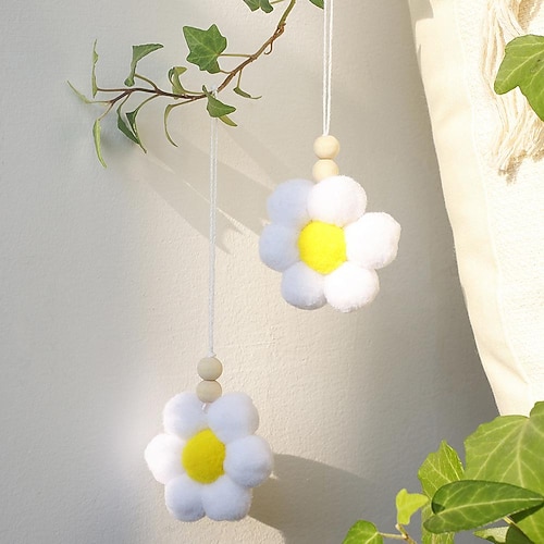 

2 Piece Flowers Wall Hanging 5.5cmx16.5cm/2.16inx6.46in