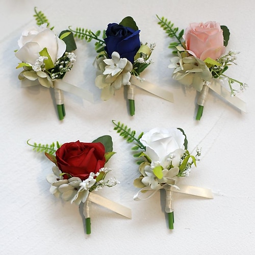 

Wedding wrist flowers Boutonnieres Wedding / Wedding Party Artificial Flower Modern Contemporary