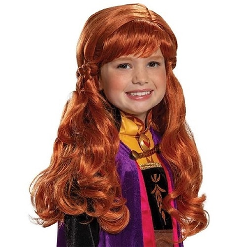 

Party City Frozen 2 Anna Wig Accessory for Women and Girls One Size