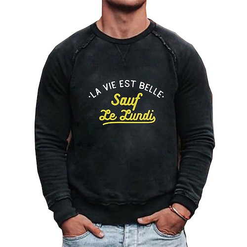 

Men's Pullover Hoodie Sweatshirt Graphic Patterned Letter Print Sports Outdoor Daily Sports Hot Stamping Designer Basic Hoodies Sweatshirts Black
