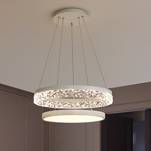 

50cm Circle Design Pendant Light Metal Painted Finishes Modern 220-240V