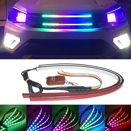 

4 in 1 Car interior light LED light headlight auxiliary decoration light Neon LED Car Interior Ambient Light