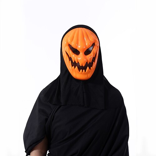 

Halloween Pumpkin Mask Scary Halloween Festival Full Head Mask Helmet Men Women Children Christmas Halloween Cosplay Halloween Party Pumpkin Horror Mask Stereo Ghost Festival Headset Dress Up
